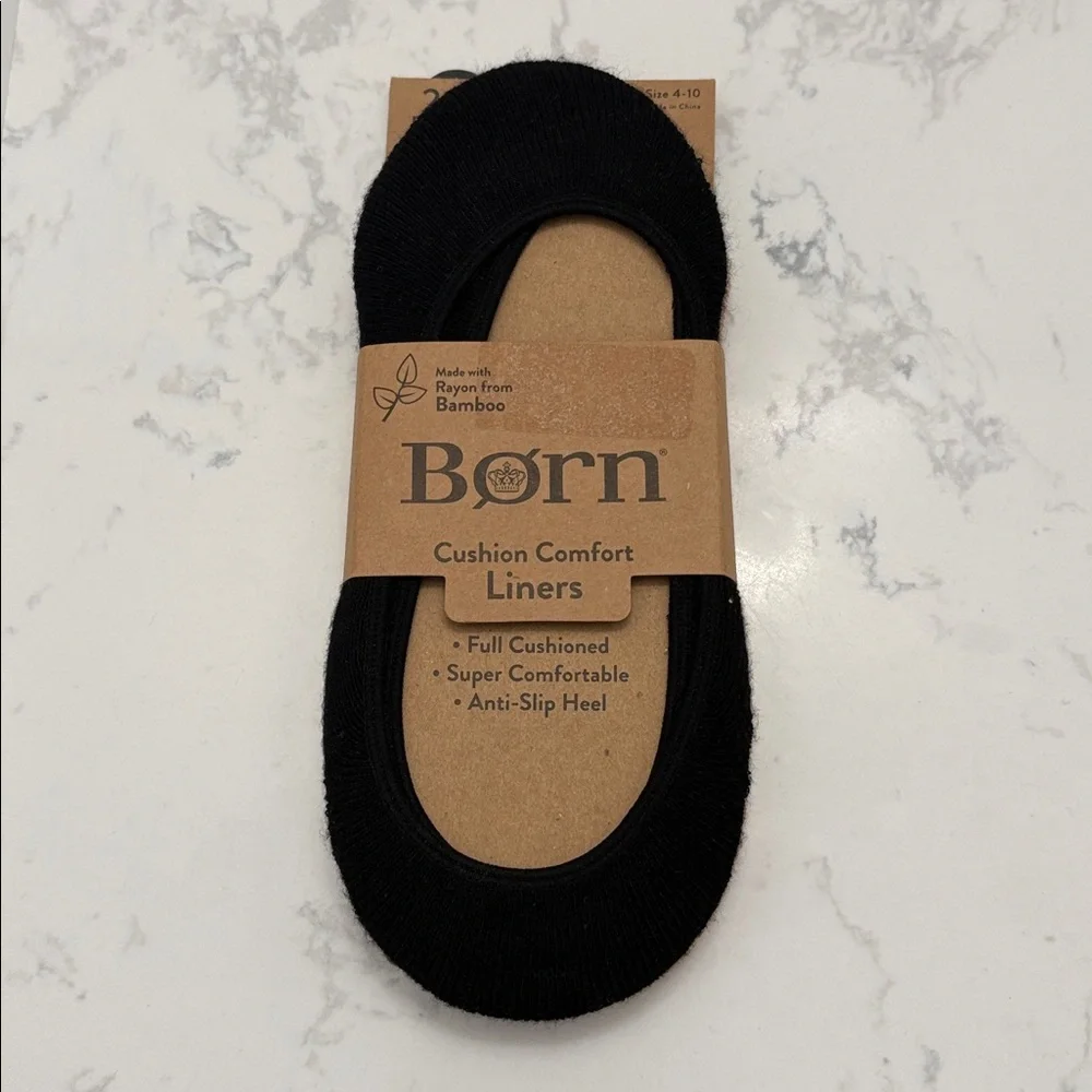 Born Set of two Black and Brown Comfort Liners - Picture 1 of 2
